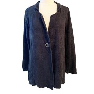 SOFT SURROUNDINGS one button jacket blazer PXL